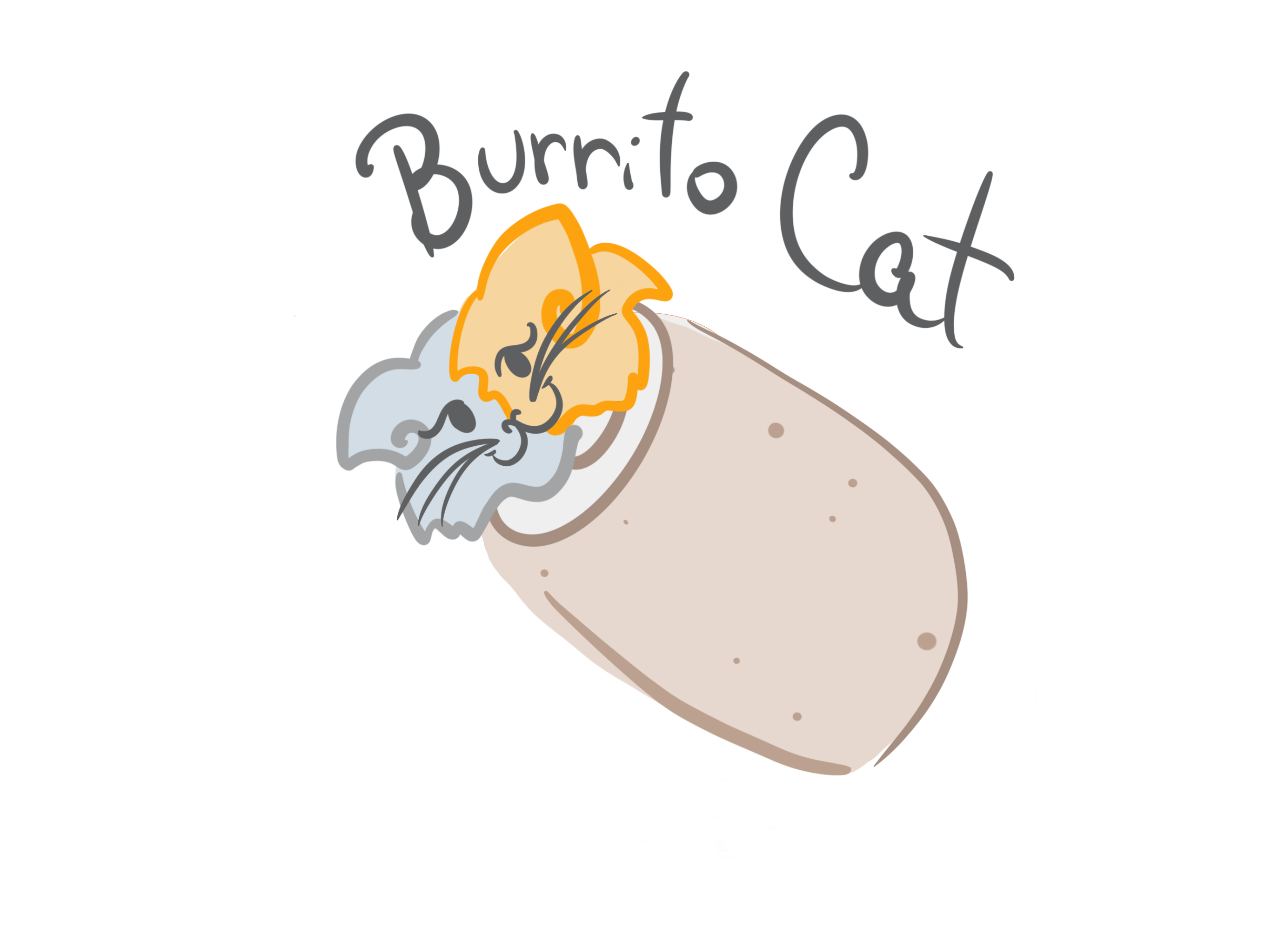 BurritoCat logo — two cats peeking out of a burrito